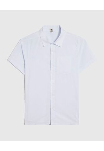 Camisa Para Niño Manga Corta Color Blanco Marca Ostu #80010055 Ostu
