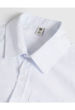 Camisa Para Niño Manga Corta Color Blanco Marca Ostu #80010055
