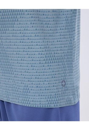 Camiseta Para Hombre Manga Corta Color Verde  Marca Ostu #60091305