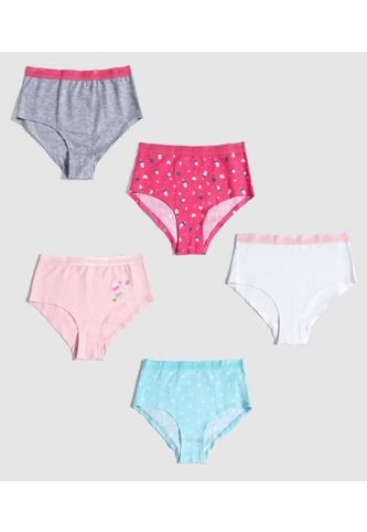 Ropa Interior Para Niña Panty Color Pack X Marca Ostu #90180058 Ostu
