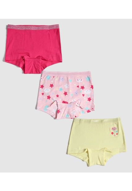 Boxer Para Niña  Color Pack X Marca Ostu #90180059