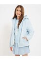 Chaqueta Para Niña Acolchada Color Celeste Marca Ostu #90080040 de Ostu