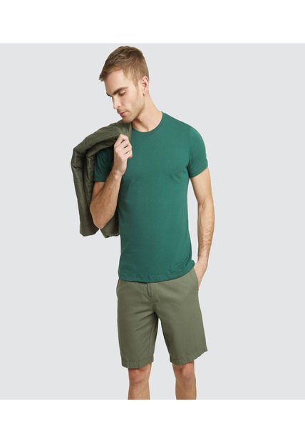 Bermuda Para Hombre  Color Verde  Marca Ostu #60100170