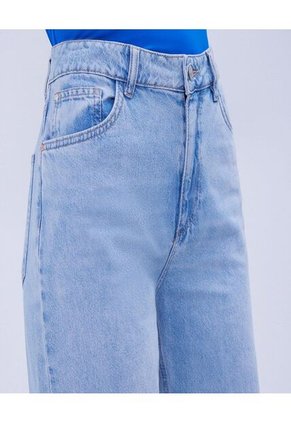 Jean Para Mujer Wide-Leg Color Azul Claro Marca Ostu #40160476