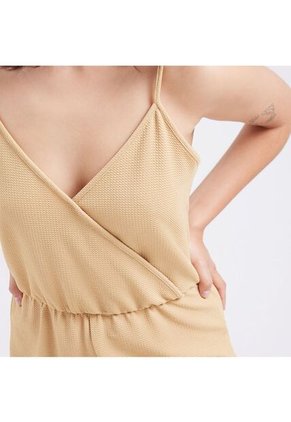 Enterizo Para Mujer Manga Sisa Color Amarillo  Marca Ostu #40320079