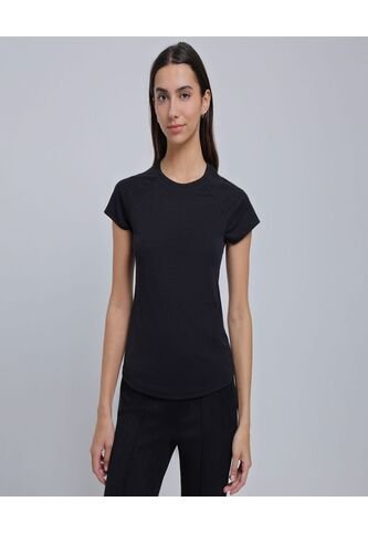 Camiseta Para Mujer Manga Corta Color Negro Marca Ostu #40092138 Ostu