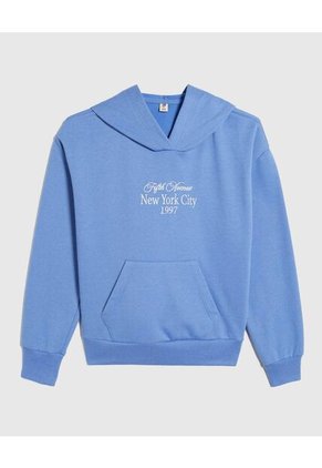 Buzo Para Niña Hoodie Color Azul  Marca Ostu #90060122