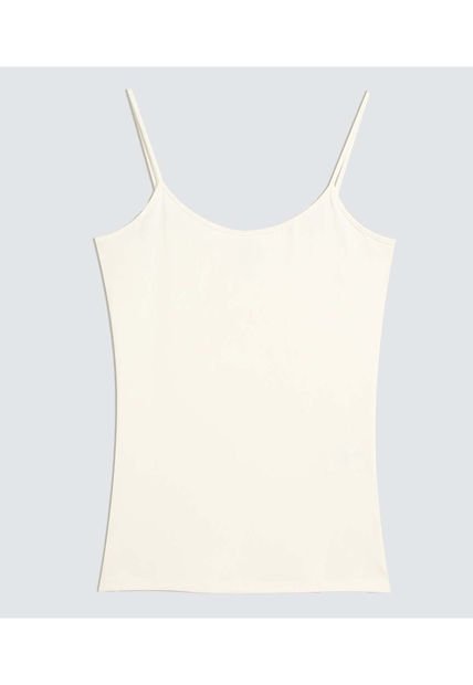 Top Para Mujer Top Color Crema Marca Ostu #40220380