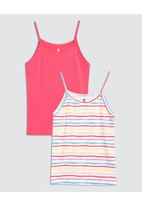 Camiseta Interior Para Niña Manga Sisa Color Pack X Marca Ostu #90020009