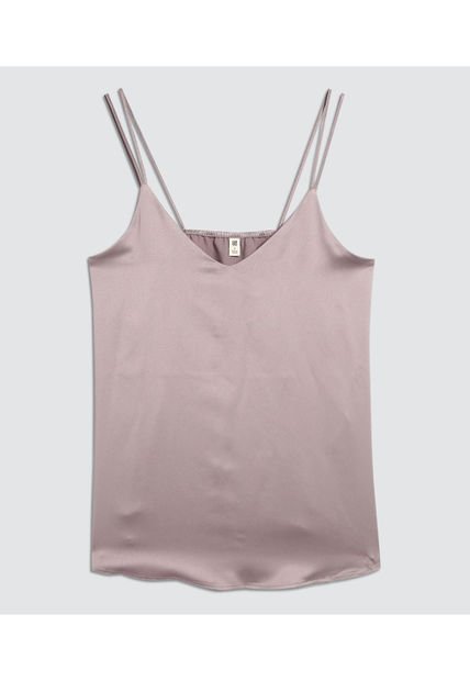 Top Para Mujer Top Color Gris  Marca Ostu #40220395
