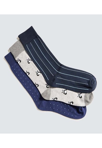 Medias Para Hombre Caña Larga Color Pack X Marca Ostu #60980248