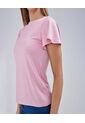 Camiseta Para Mujer Manga Corta Color Rosado  Marca Ostu #40092119 de Ostu