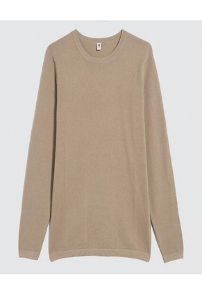 Saco Para Hombre Cuello Redondo Color Beige Marca Ostu #60330033