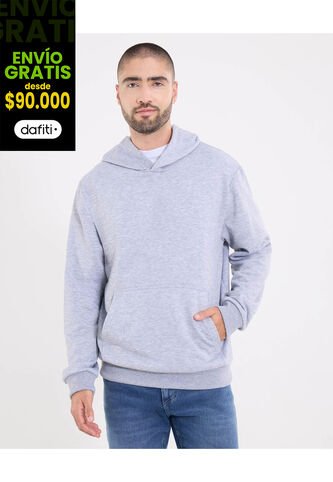 Buzo  Para Hombre Hoodie Color Gris Marca Ostu #60060587 Ostu