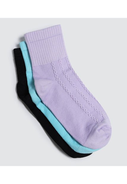 Medias Para Mujer Tobillera Color Pack X Marca Ostu #40980158