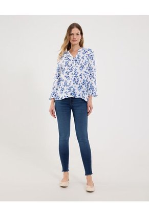 Jean Para Mujer Push Up Color Azul Marca Ostu #40160568