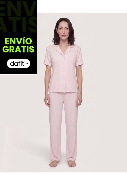 Pijama Resort Relax  Para Mujer Rosado Ostu