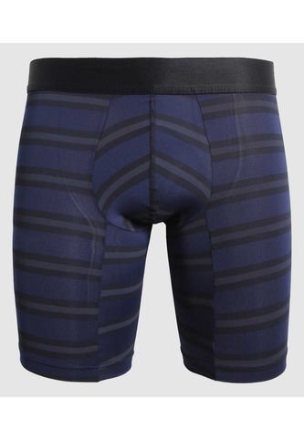 Boxer Para Hombre Filete Medio Microfibra Color Azul  Marca Ostu #60000459 Ostu