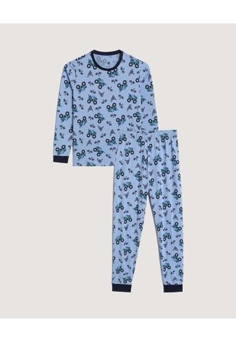 Pijama Estampada Para Niño  Infantil Niño Azul Ostu Ostu