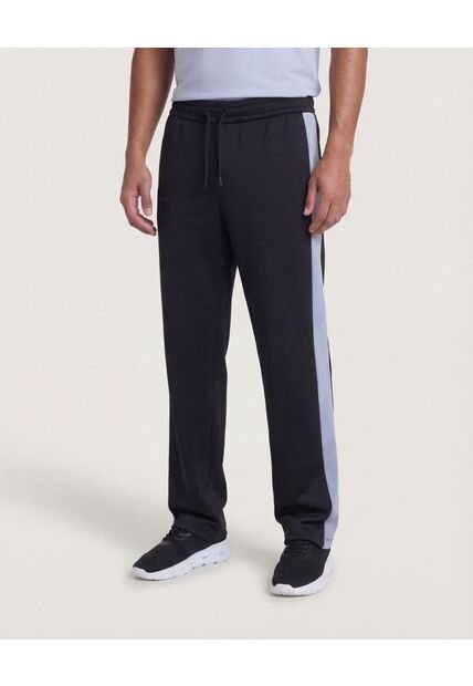 Pantalón  Para Hombre Multiusos Punto Color Negro Marca Ostu #60070510