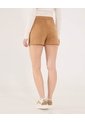 Short Unicolor  Para Mujer Camel Ostu de Ostu