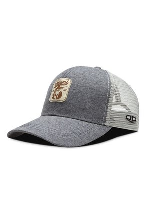 Gorra De Moda Oc Caps Malla Miami Gris