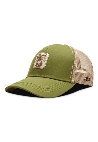 Gorra De Moda Oc Caps Malla Miami Verde Otocaps