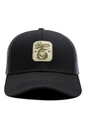 Gorra De Moda Oc Caps Malla Miami Negro