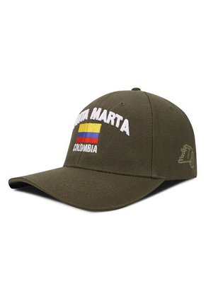 GORRA SANTA MARTA COLOMBIA SOUVENIR VERDE OC CAPS