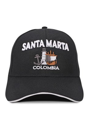 GORRA SANTA MARTA COLOMBIA SOUVENIR NEGRO OC CAPS