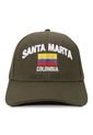 GORRA SANTA MARTA COLOMBIA SOUVENIR VERDE OC CAPS de Otocaps