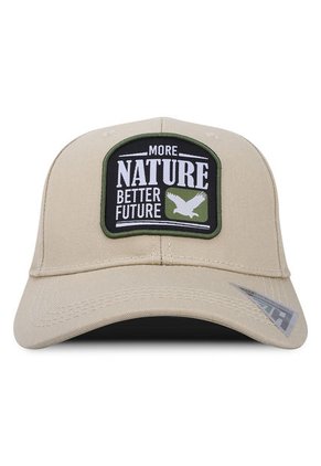 Gorra De Moda Oc Caps Reciclada More Nature Better Future Beige