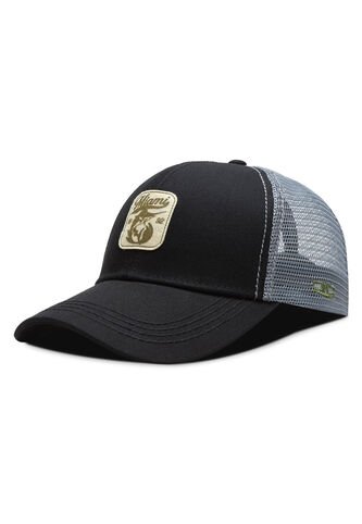 Gorra De Moda Oc Caps Malla Miami Negro Otocaps