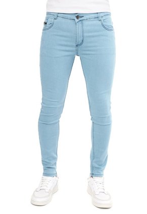 Jeans Tipo Skinny Licrados Para Hombre OutFit Azul Claro