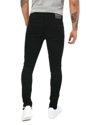 Jeans Tipo Skinny Licrados Para Hombre OutFit Negro