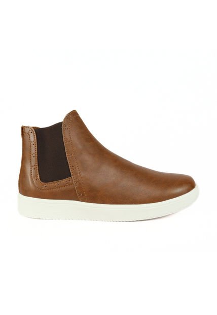 Botas Depor Para Hombre Chelsea Miel Brillante Outfit