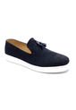 Loafer Deportivo Para Hombre Borlas Gamuza Negro Outfit de Outfit Colombia