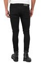 Jeans Tipo Skinny Licrados Para Hombre OutFit Negro Roto de Outfit Colombia