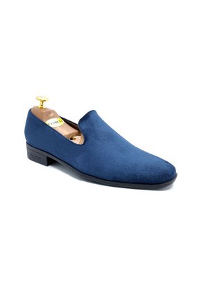 Zapato Hombre Loafer Azul Outfit