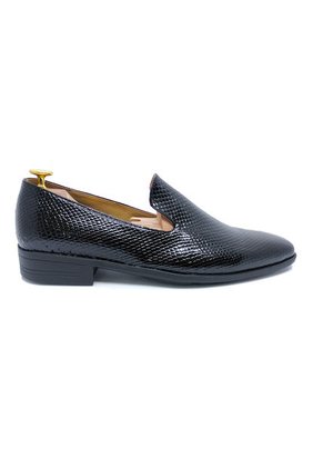 Zapato Hombre Tipo Loafer Negro Outfit Aligator
