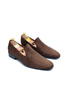 Zapato Hombre Tipo Loafer Café Outfit New
