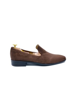 Zapato Hombre Tipo Loafer Café Outfit New