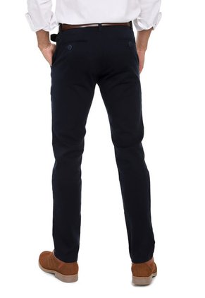Pantalón En Dril Para Hombre OutFit Azul Oscuro