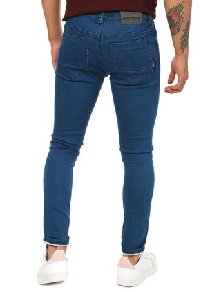 Jeans Tipo Skinny Licrados Para Hombre OutFit Azul Medio