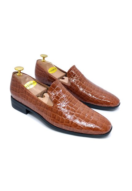 Zapato Hombre Tipo Loafer Charol Miel Outfit - Compra Ahora | Dafiti  Colombia