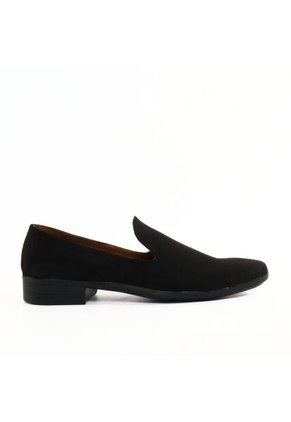 Zapato Loafer Gamuza Negro Outfit