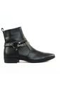 Bota Heavy Negro Brillante Cadena Outfit de Outfit Colombia