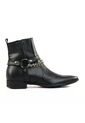 Bota Heavy Negro Brillante Cadena Outfit de Outfit Colombia