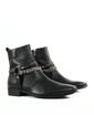 Bota Heavy Negro Brillante Cadena Outfit de Outfit Colombia