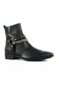 Bota Heavy Negro Brillante Cadena Outfit de Outfit Colombia